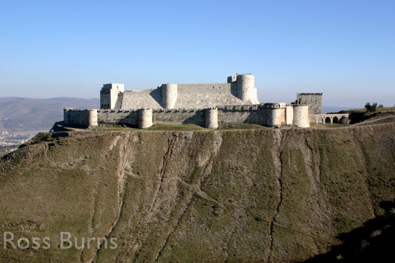 Krak des Chevaliers from the west